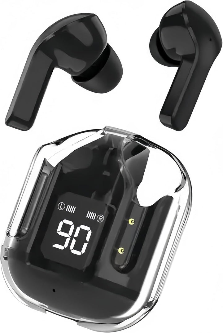 Wireless Headphones, LED Battery Display